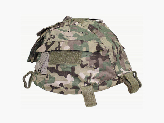 CUBIERTA DE CASCO CON BOLSILLOS - AJUSTABLE EN TAMAÑO - MULTICAM