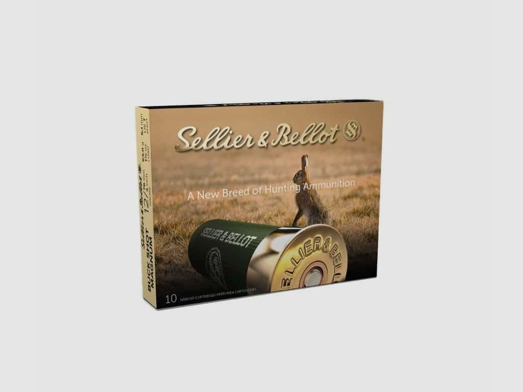 12/76 Sellier & Bellot Buck Shot Magnum 8.43mm 52g, Bild 1 von 2