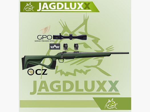 CZ 600+ Ergo herhalingsgeweer compleet met GPO Spectra 6x 2-12x50 G4i vezeloptiek