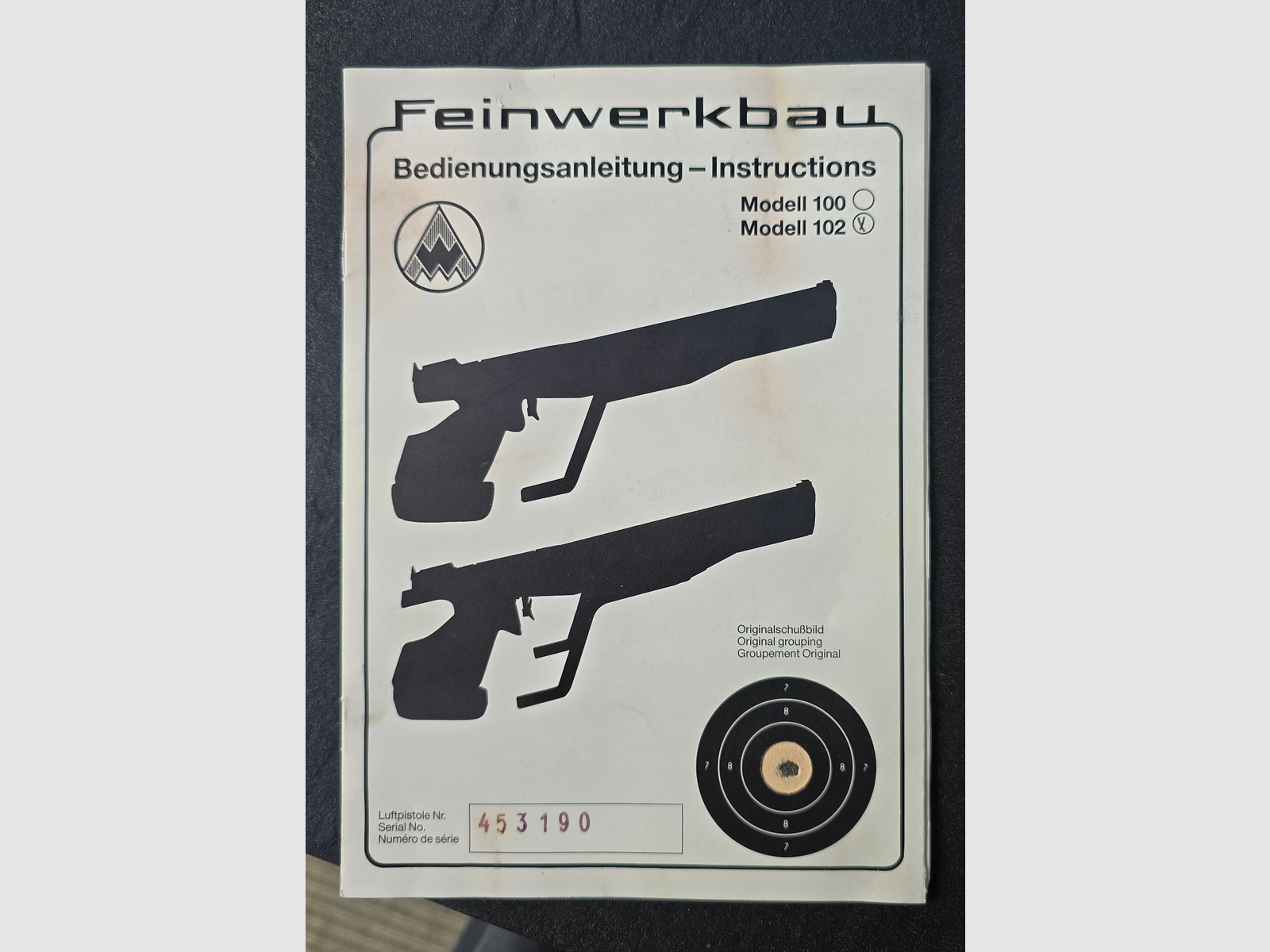 Feinwerkbau Modell 102