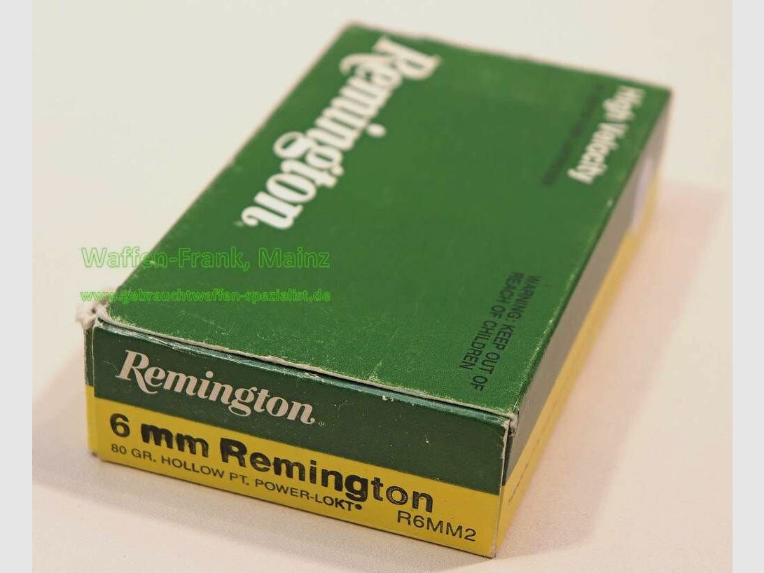 Remington - USA Büchsenpatronen 6mmRem