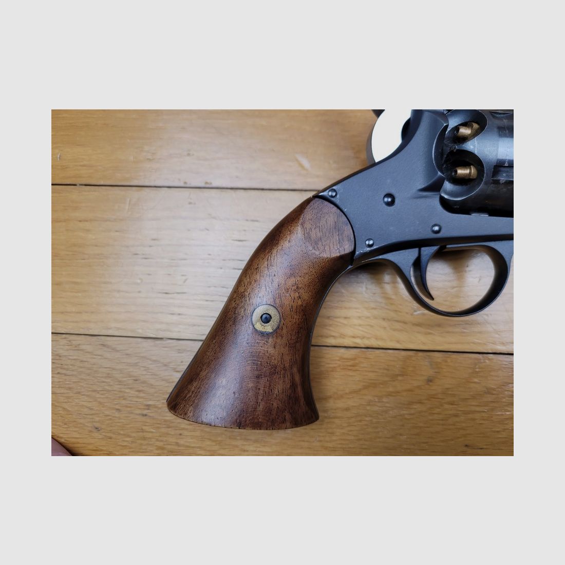 Bellissimo revolver Rogers & Spencer Army Single Action – Fabbricazione di qualità Perdersoli Target – Il revolver a percussione più avanzato in 44 PN – Arma nuova!, immagine 7 di 19