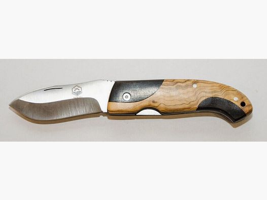 Taschenmesser mit Olivenholzgriffschalen