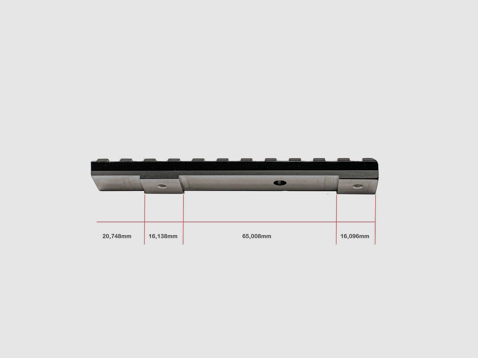 Einlegeschiene für ORIGINAL Blaser Sattelmontage