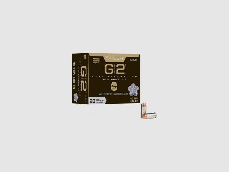 Speer Gold Dot G2 .40 S&W 180GR JHP 50 Patronen