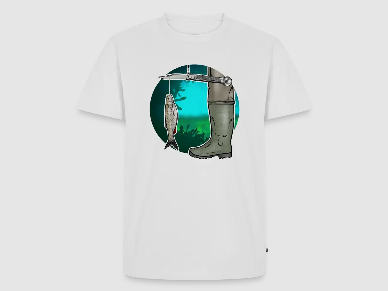 PUMA Men´s Premium T-Shirt „Waagemesser – Petri Heil"