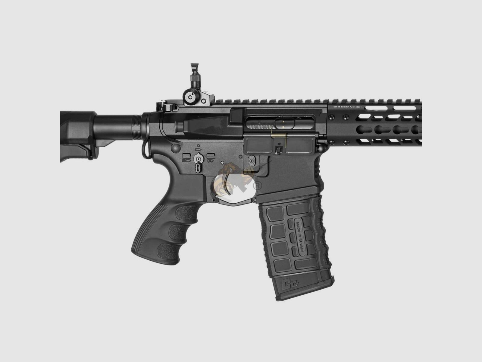 G&G GC16 Wild Hog 7" with ETU in Black Airsoft S-AEG free from 18