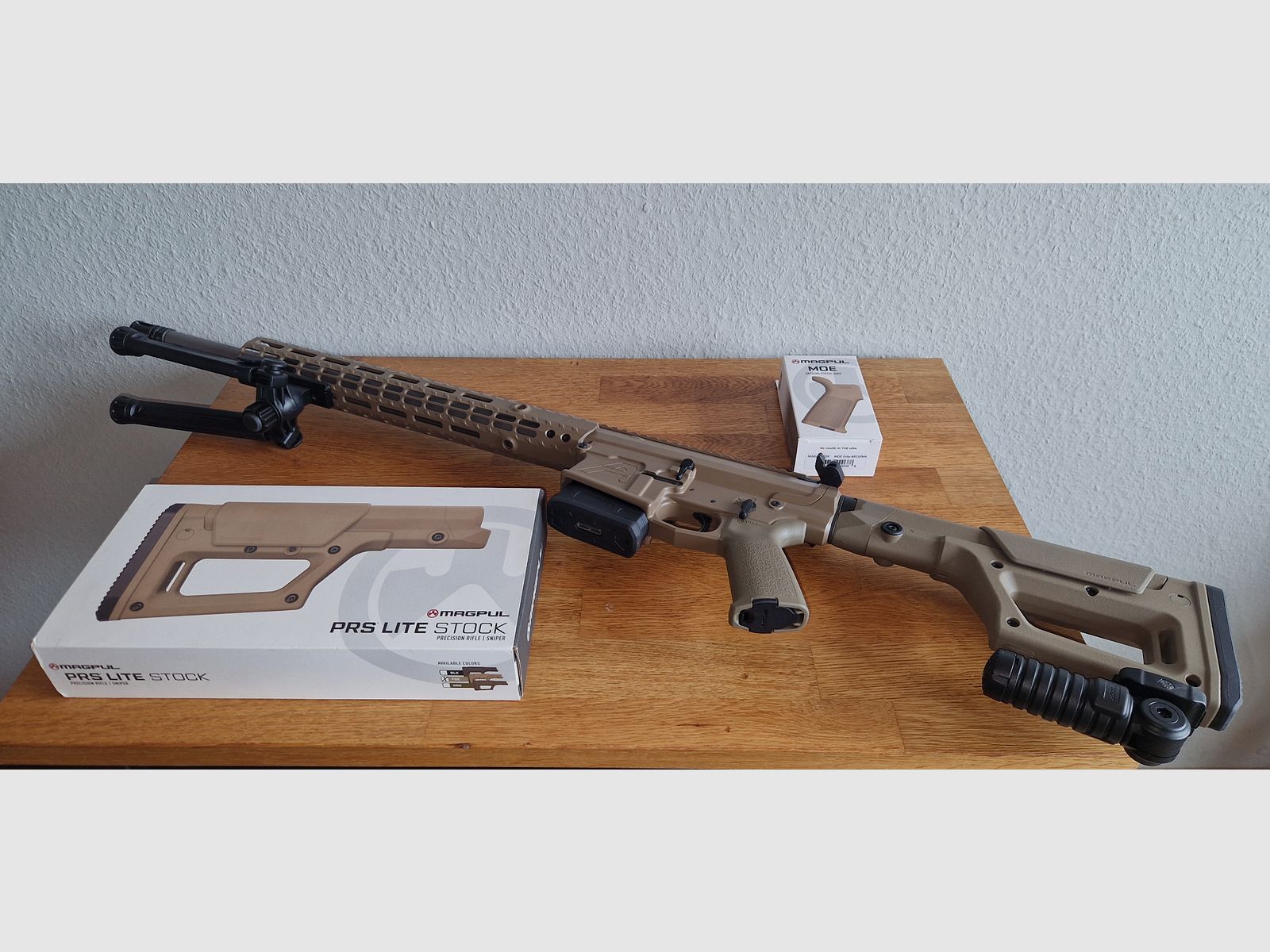 Aero Precision M5E1 FDE with stainless steel barrel in .308 Win (AR10, AR-10, Cerakote, Magpul)