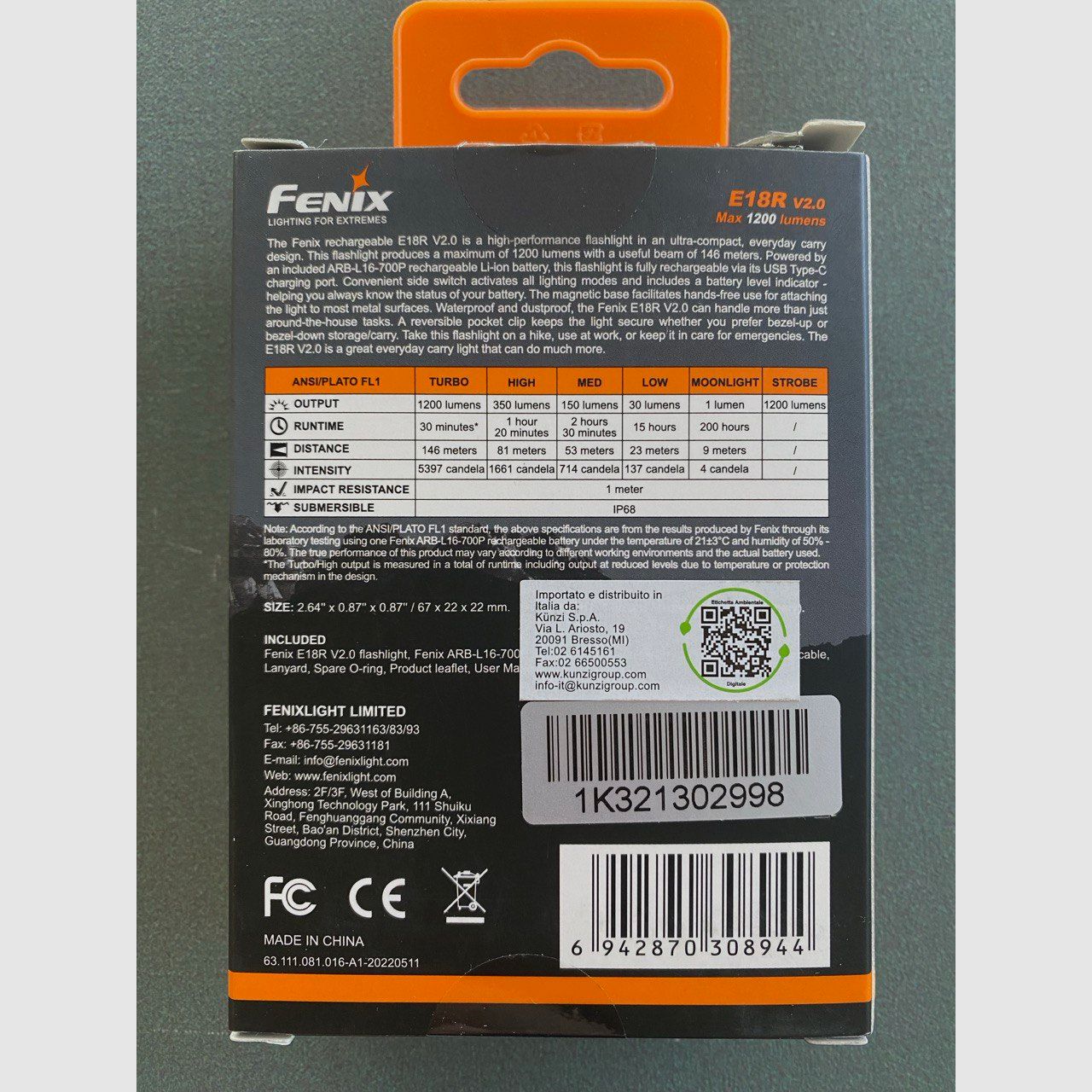 FENIX E 18R, Bild 3 von 4