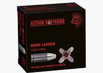 Geco 2408123 9 mm Luger Action Extreme 7.0g 108grs. Lead-free handgun ammunition