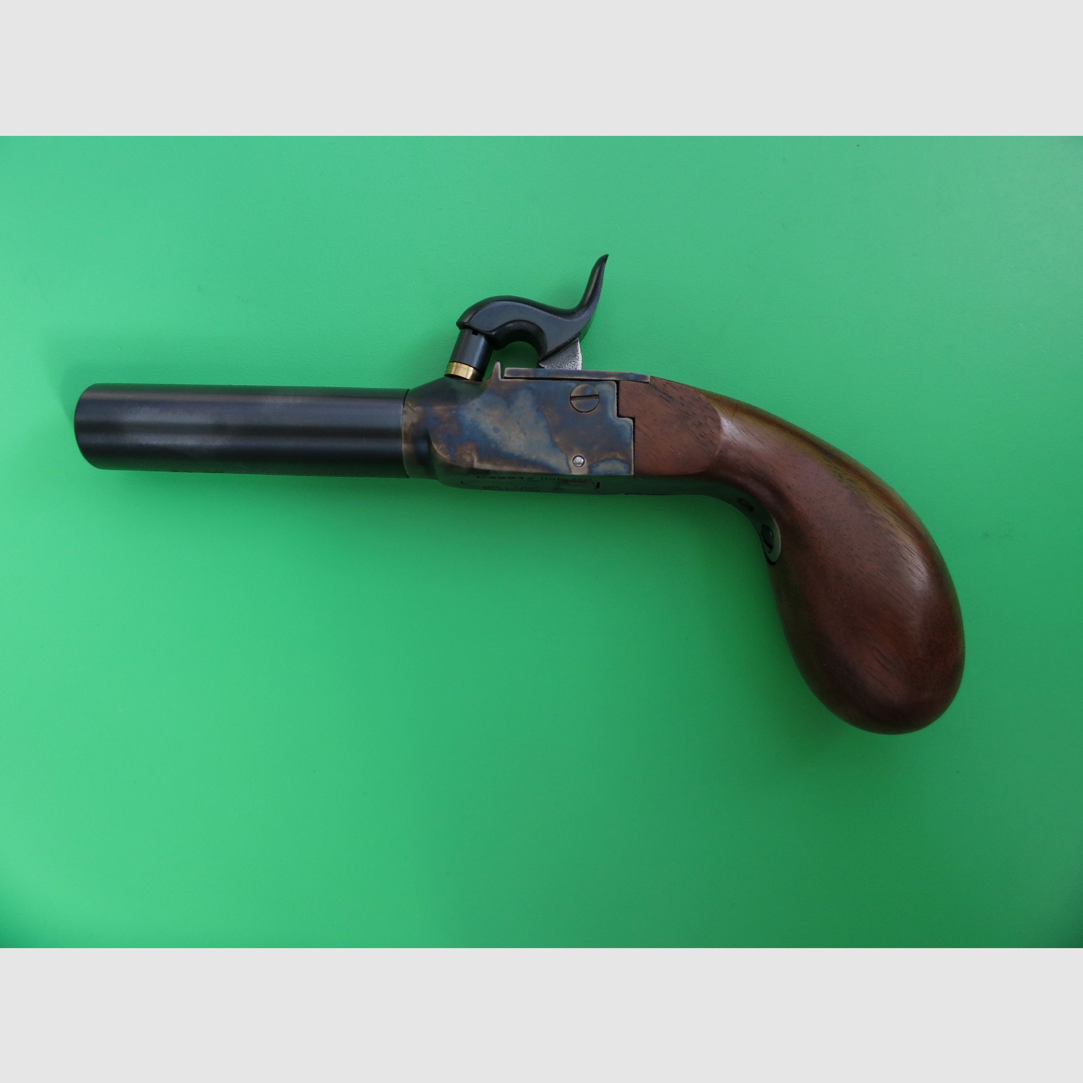 DP Davide Pedersoli Liegi Derringer Standard, Kal. .44, wie neu! Vorderlader Perkussion   #10