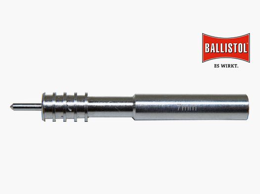 Adaptador de parche Ballistol de aluminio, Ø 7,0 mm (rosca interna de 1/8")