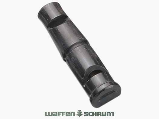 AKAH Doppelpfeife Triller-Pfiff 6cm mit Lederschnur