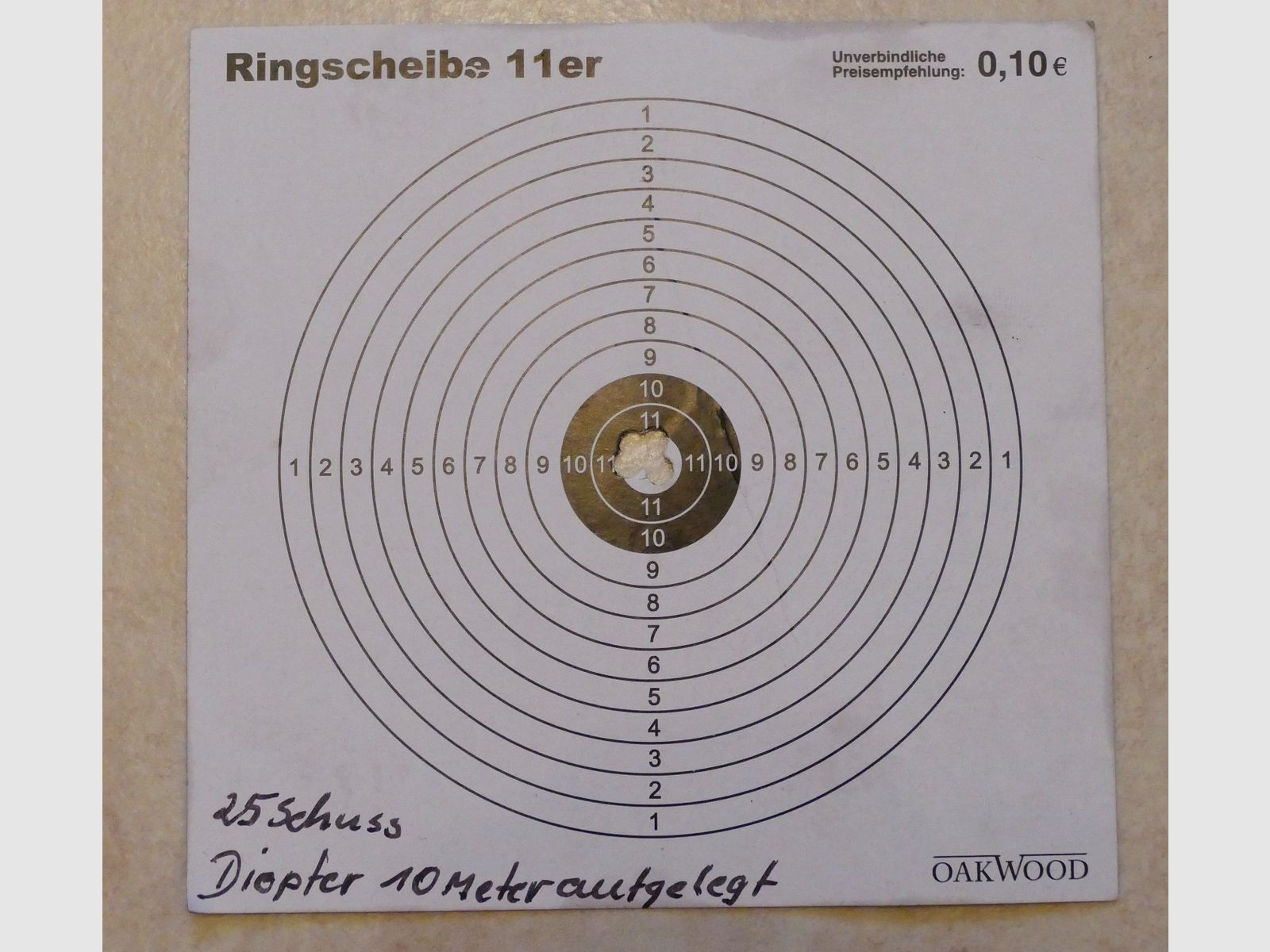 Moderne luchtgeweer Feinwerkbau 300