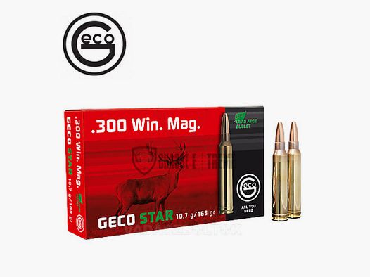20 Munitions GECO Star cal 300 Win Mag 165gr