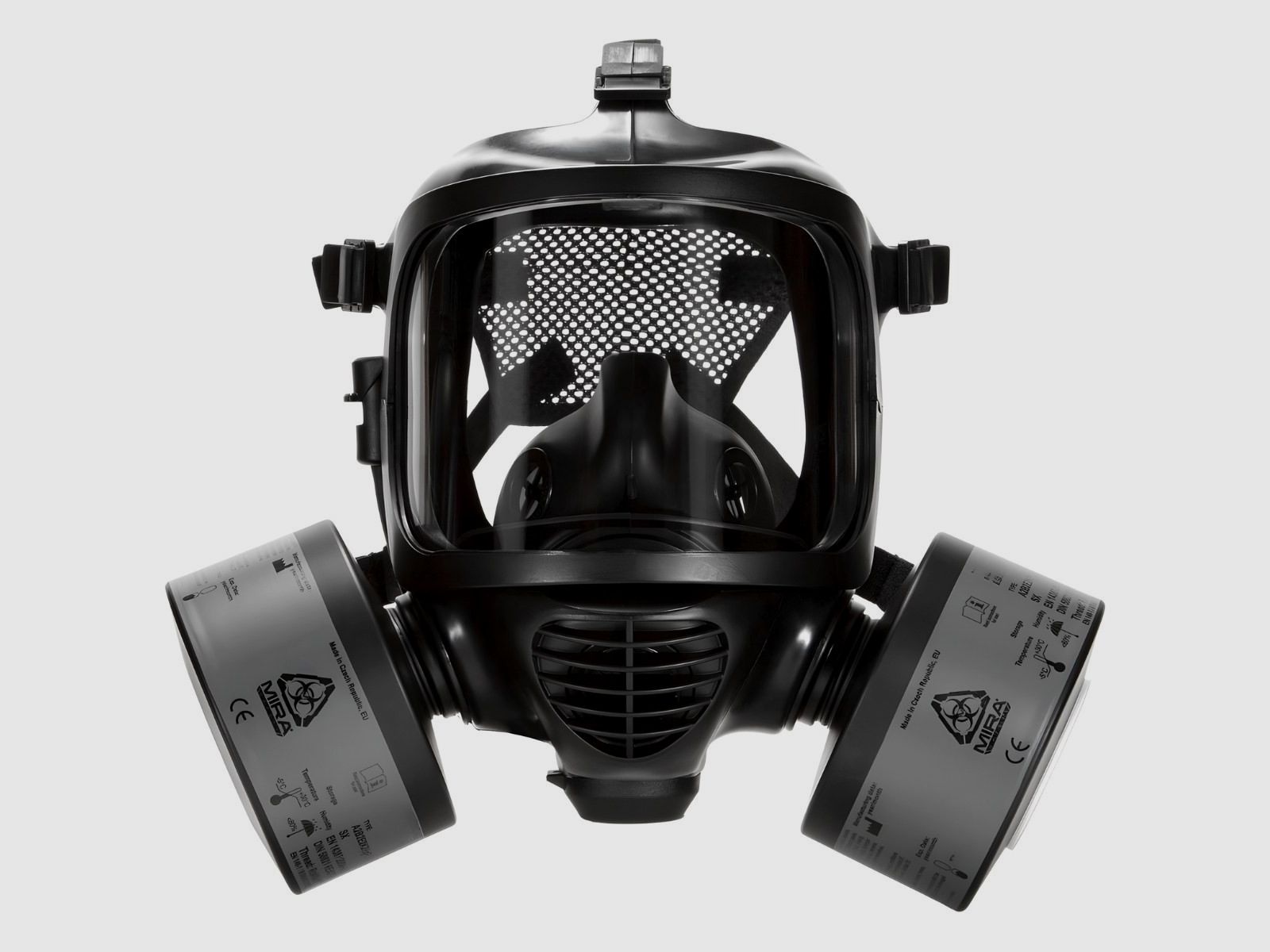 Gasmasker - CM-6 - Zwart - Universeel, afbeelding 5 van 7