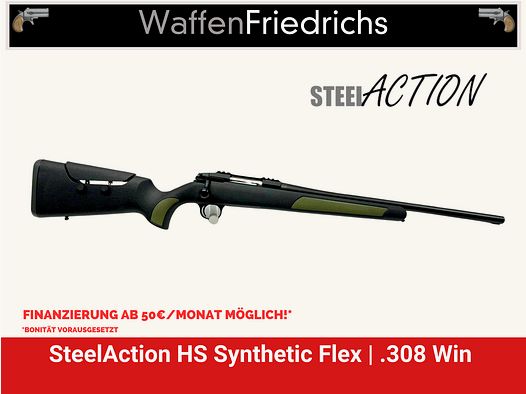 SteelAction HS Synthetic Flex con guancia regolabile - WaffenFriedrichs