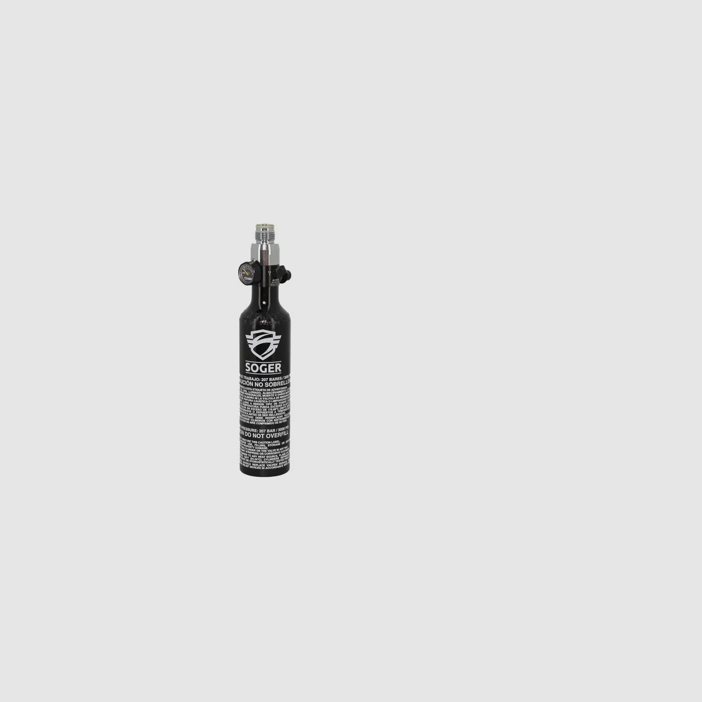 Bouteille Air Soger 0.2L avec régulateur 3000 PSI