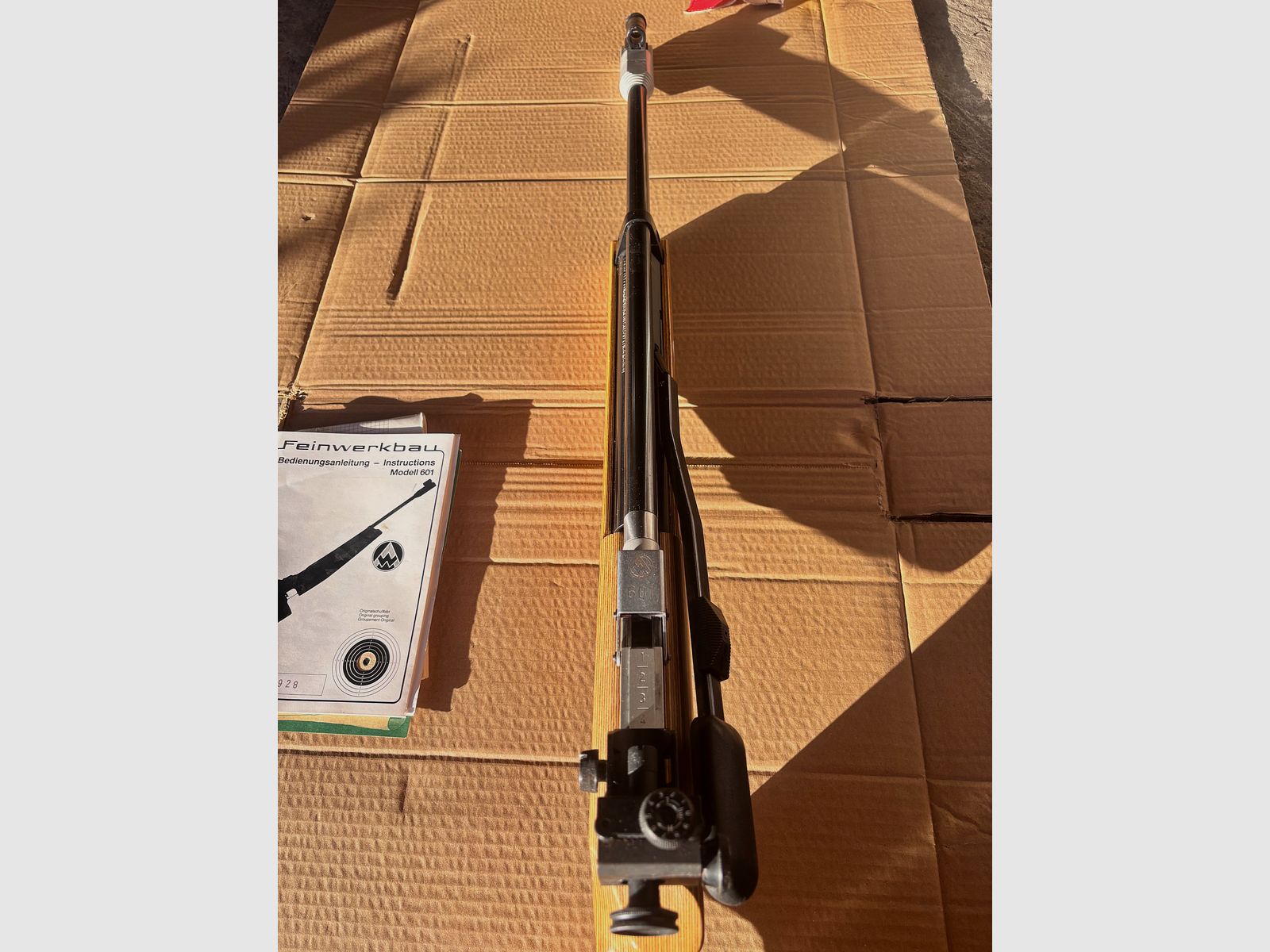 Fine work construction model 601 match air rifle/defective