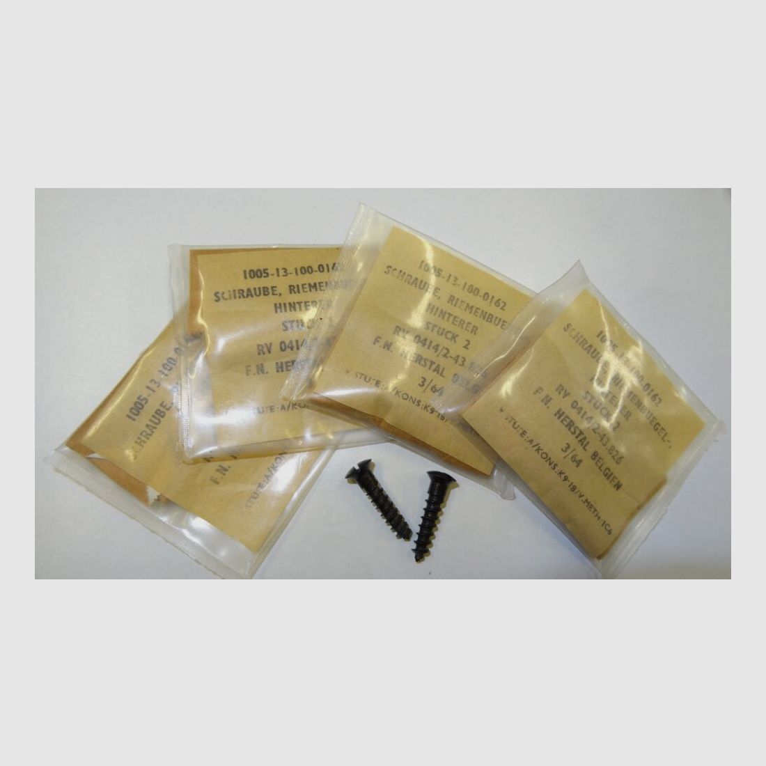 OVP, screws for rear strap brackets (supply no. 1005-13-100-0162) for FN Fal, G1, STGW58