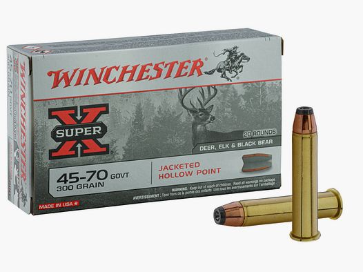 WINCHESTER cal.45-70 Gvt Jacketed Hollow Point 300 grains – 19.4 grammes /20