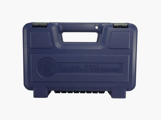 Smith & Wesson Blauer Kunststoff-Pistolen-/Revolver-Koffer, Large