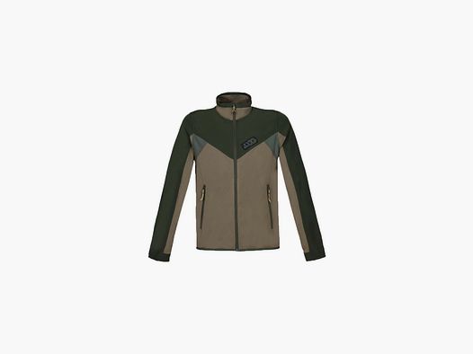 Zotta Forest - Buzzard Herren Fleecejacke grün und beige