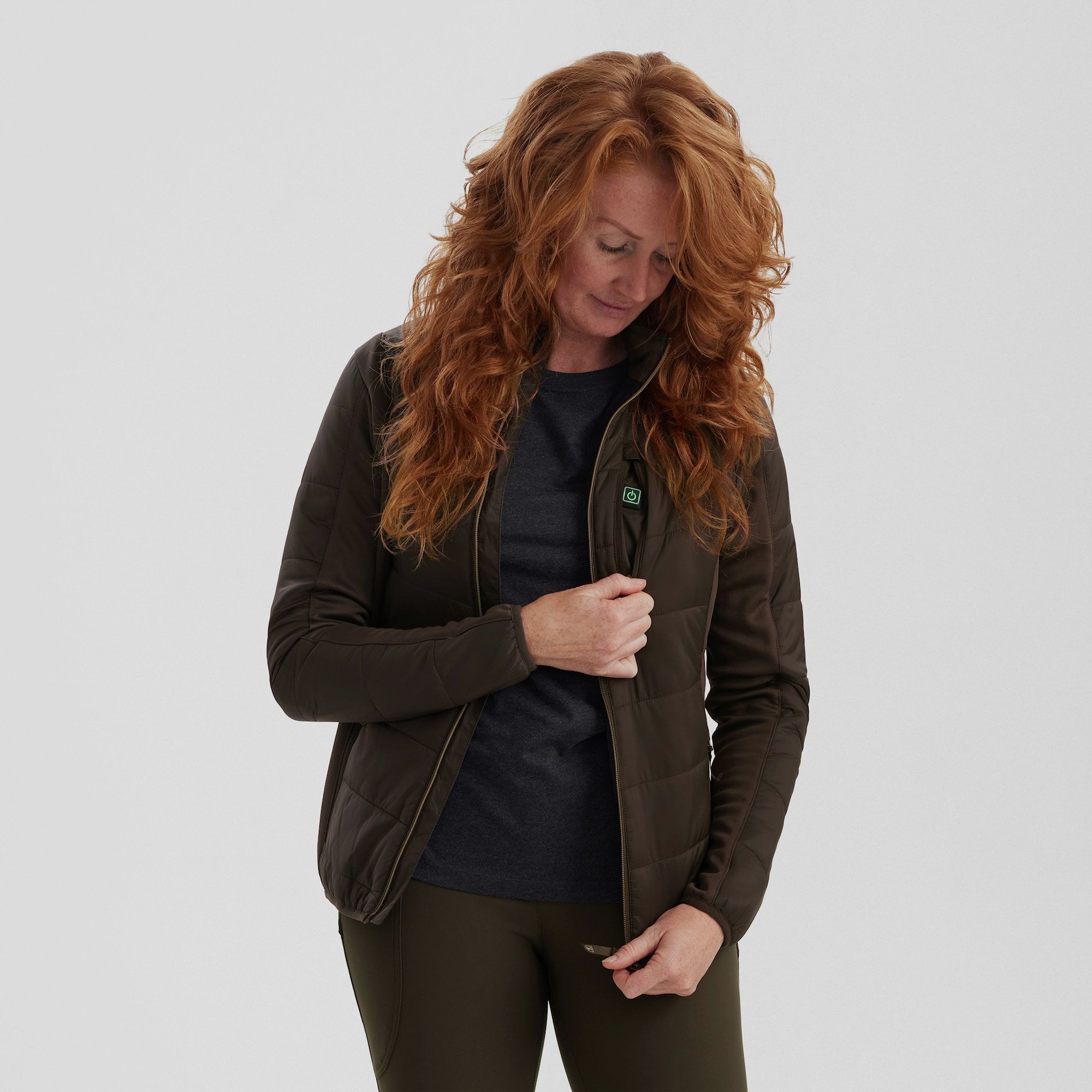 Deerhunter Lady Heat Padded Jacket Wood 46