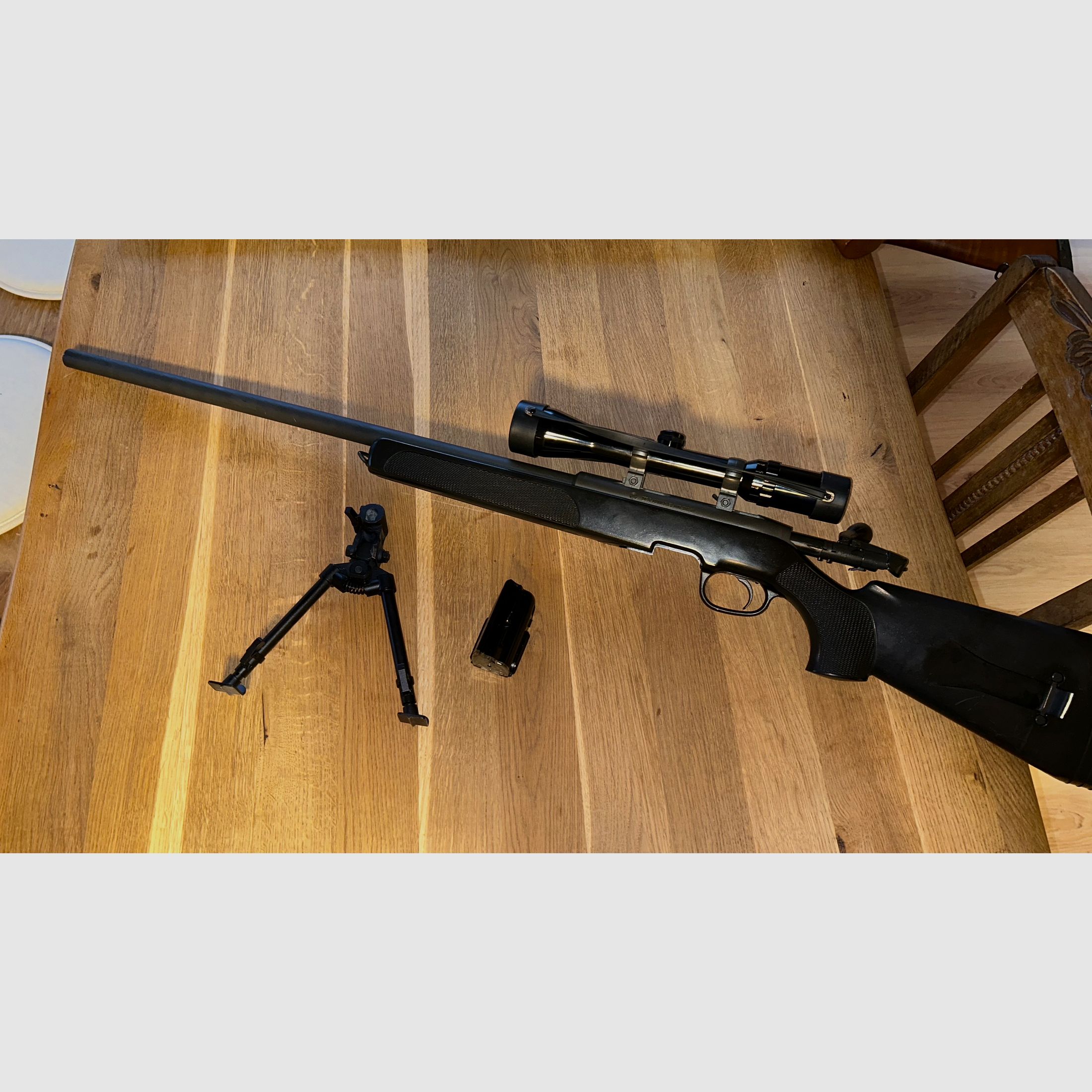 Steyr Mannlicher SSG69 Police .308 - dwójnóg - Tasco Optik 3-9x42