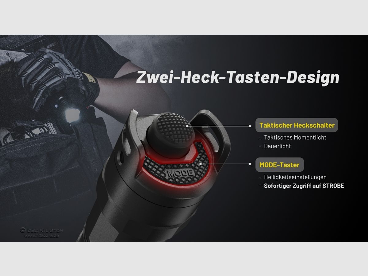 Nitecore P23i - 3000 Lumen, Bild 5 von 11