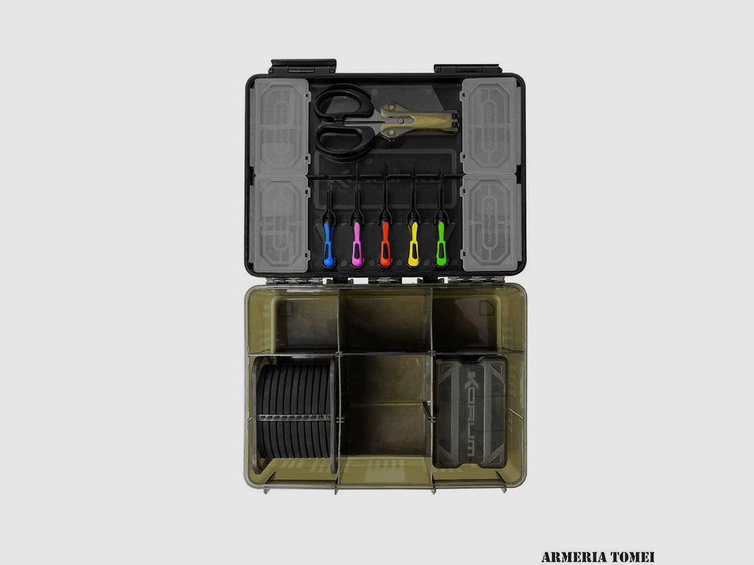 KORUM – TACKLE BOX – W PEŁNI ZAŁADOWANA, zdjęcie 1 z 4