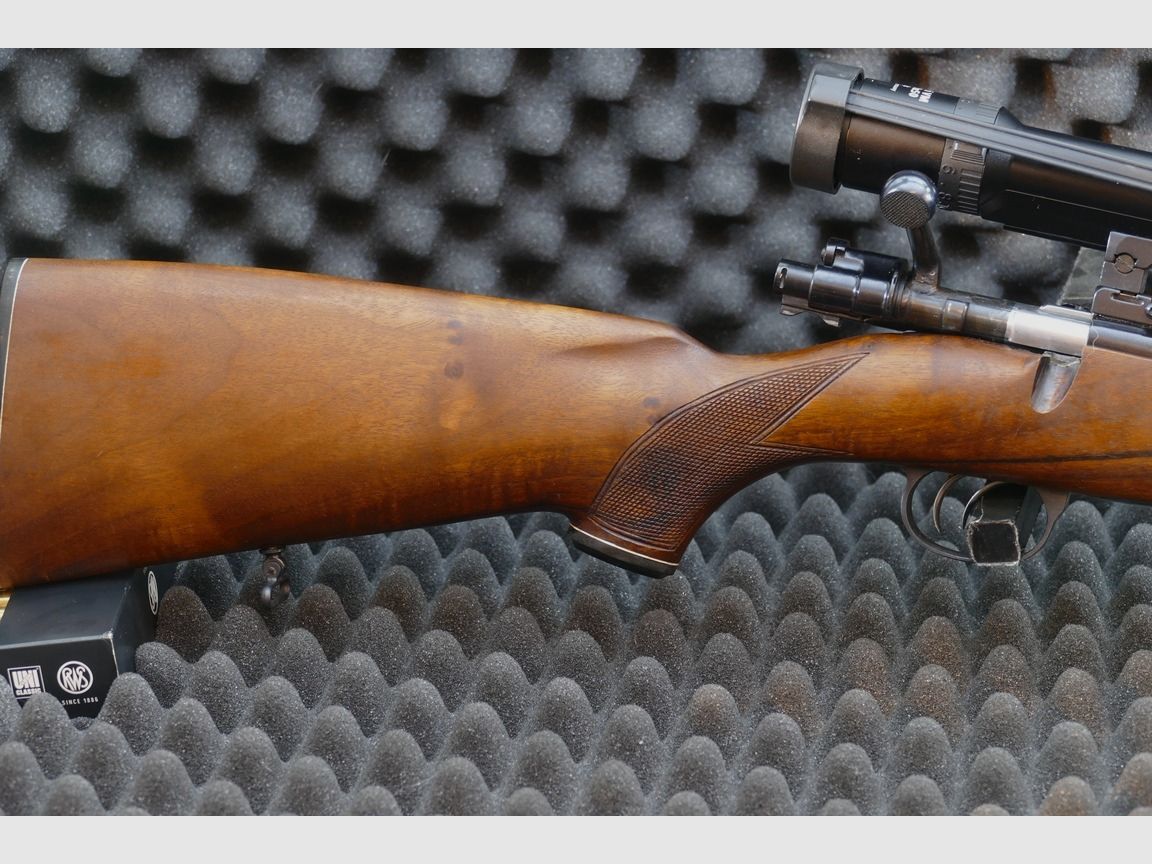 Carabine à répétition, système 98, fabricant Luger, modèle L99, 30-06Spr, montage EAW pour rail intérieur Zeiss