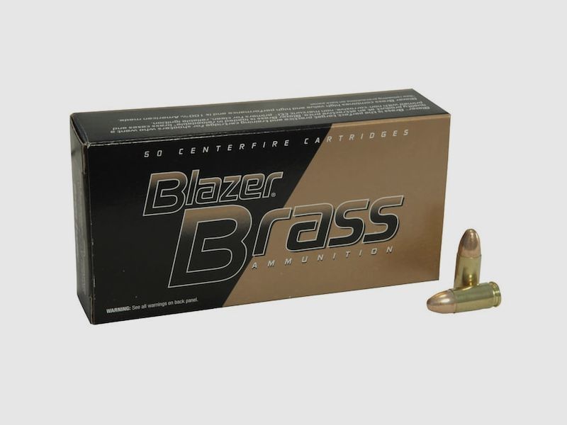 CCI Blazer 9mm Luger 115GR FMJ 50 cartridges