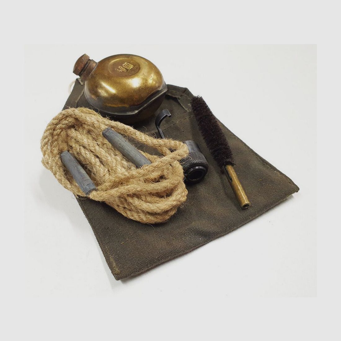 origineel Militair schoonmaakgereedschap / schoonmaakset / reinigingsset ZASTAVA M-48, Preduzece 44, Jugo K98