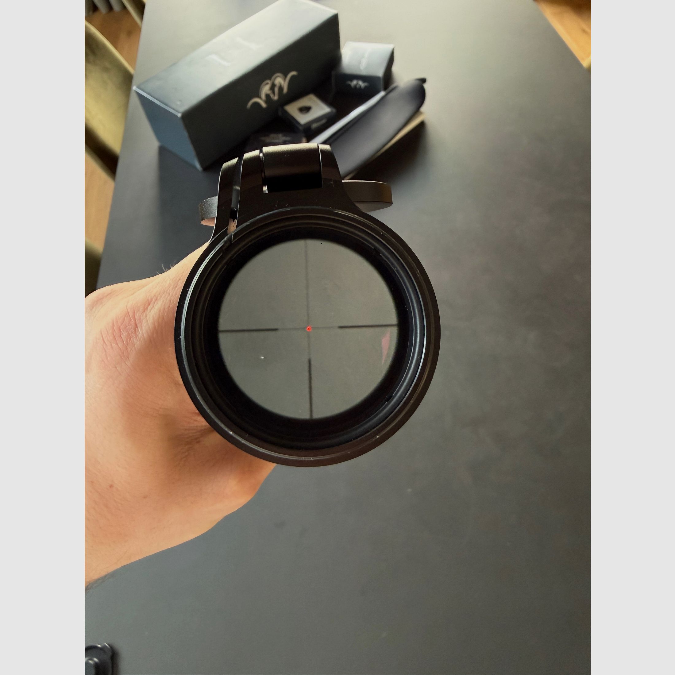 Blaser B2 2-12x50 iC S telescopio de mira / QDC + ajuste rápido de retícula