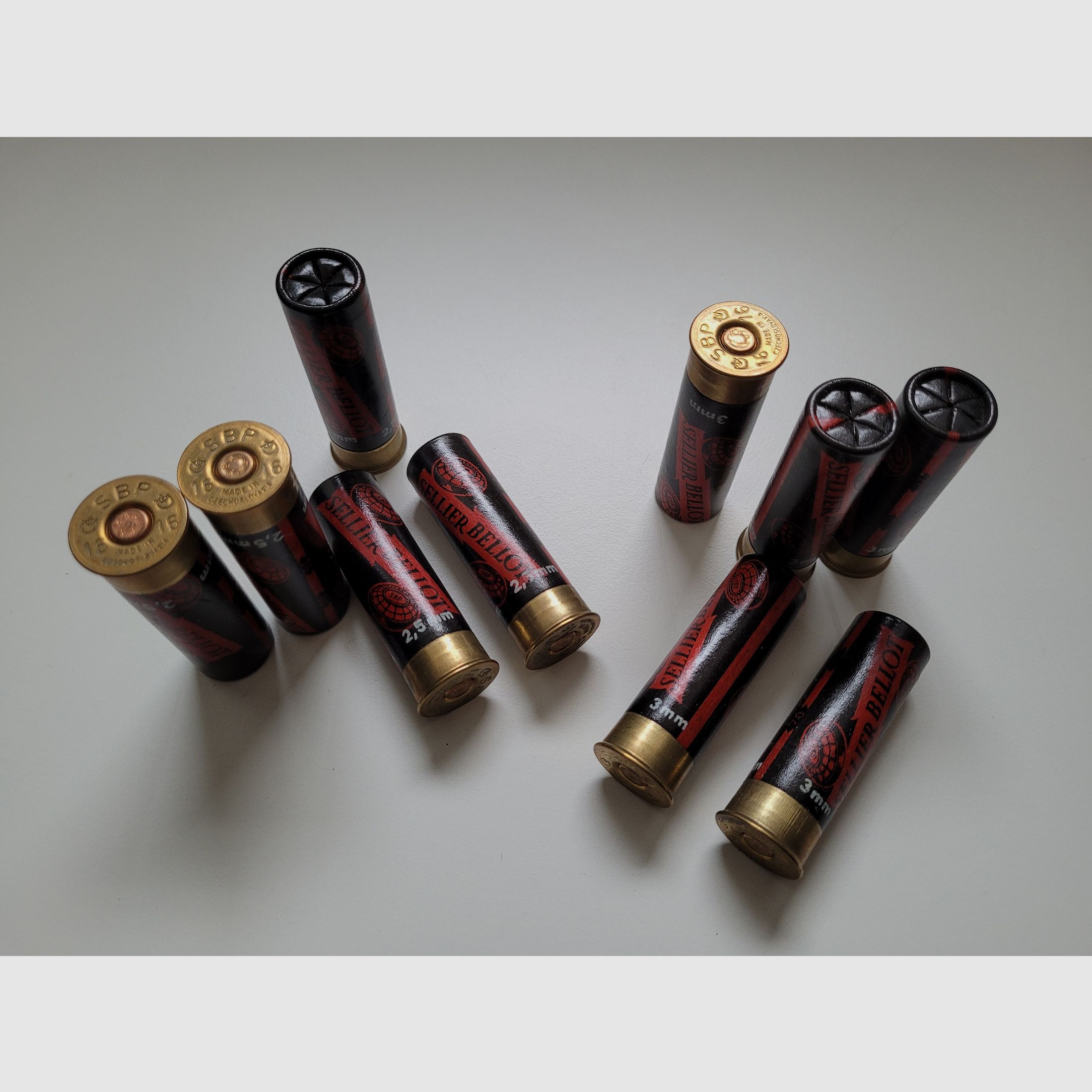 Schrot 16/70 Rood/Zwart van S&B 30,1g Schrotlading