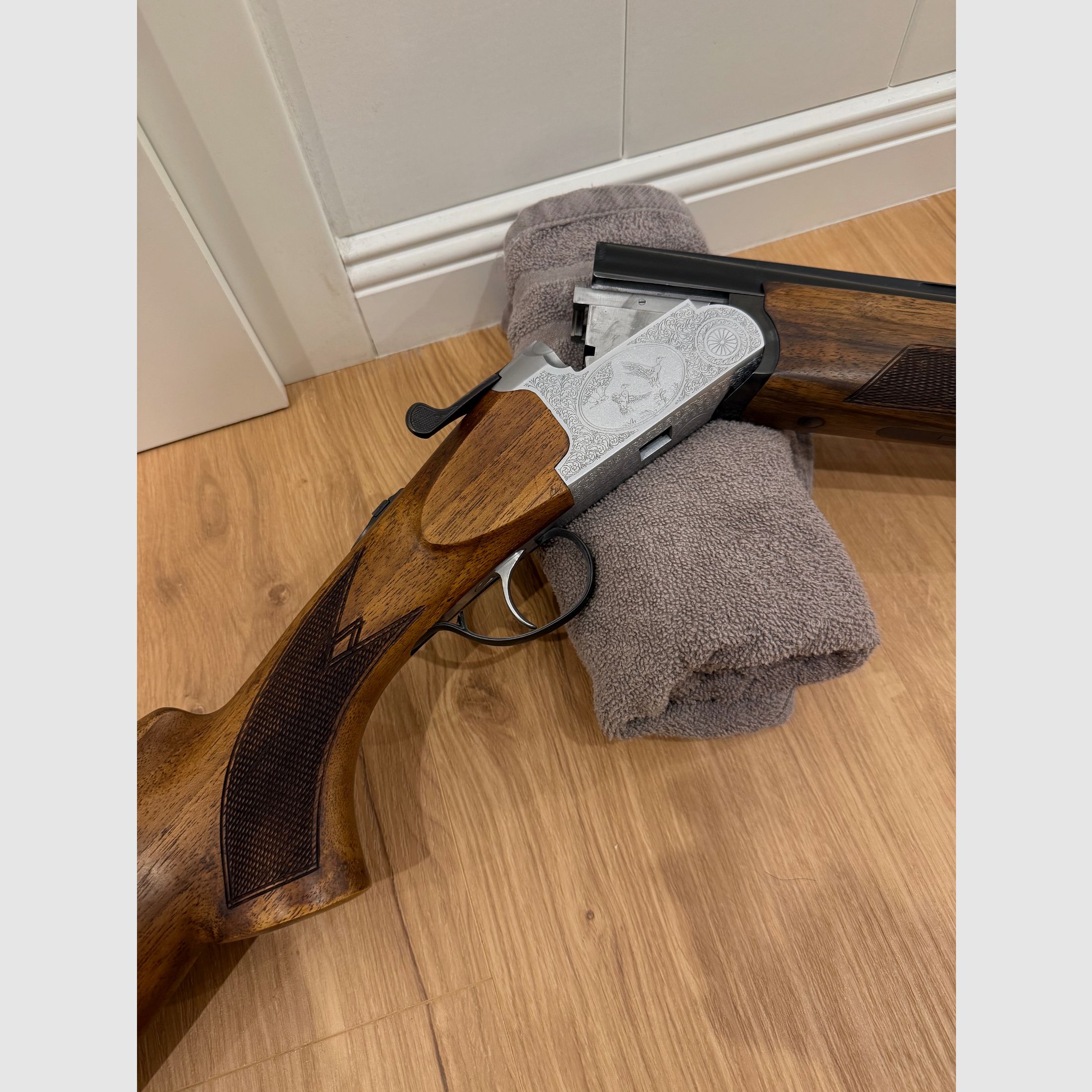 Double-barreled shotgun 12/76 "Forest Favorite" – adapted stock (up to 1.75 m)
