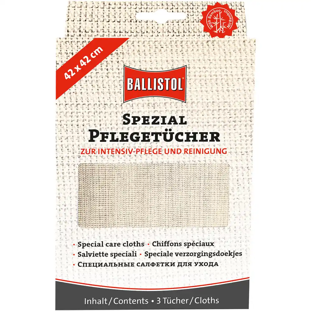 BALLISTOL Waffenpflegetücher Spezial – 3er-Pack
