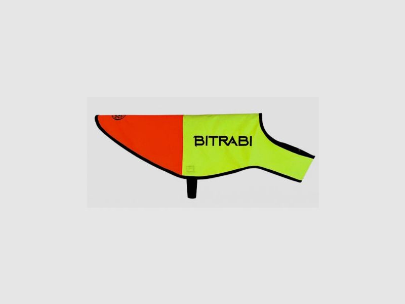 Sichtbare Hundejacke gelb und orange fluoreszierend Art. SECURDOG BITRABI, Bild 1 von 4