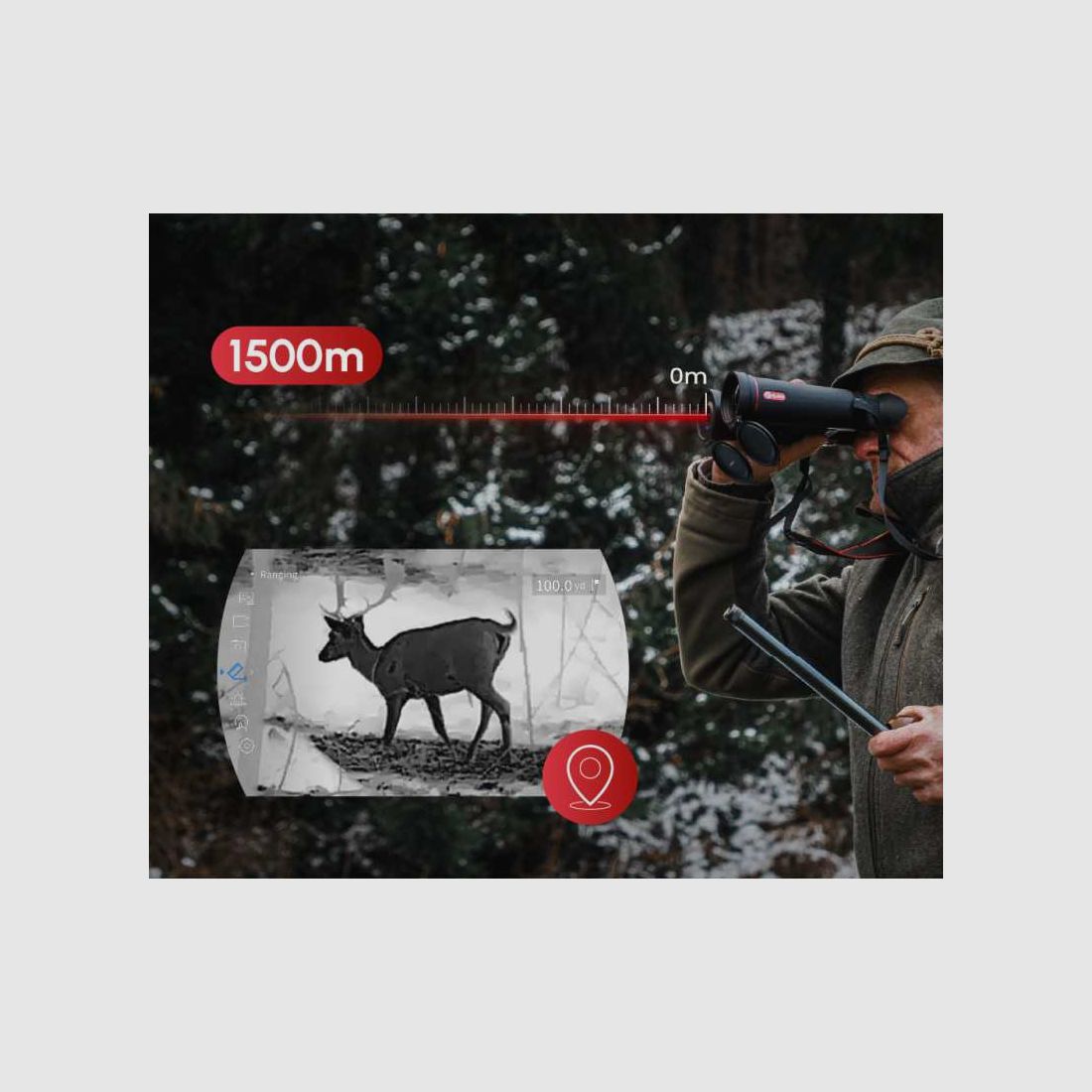 Wärmebildfernglas Guide TN450L 2.0, Bild 13 von 14