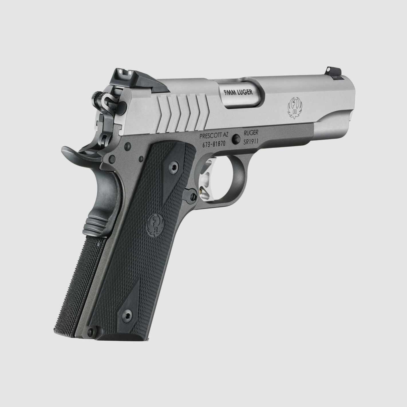 Pistole RUGER SR1911 Lightweight Commander – 9mm., Bild 3 von 6