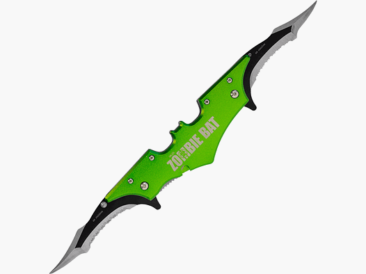 Coltello Tachenmesser Zombie BAT con due lame