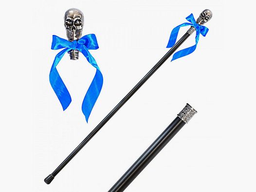 Black Buttler Totenkopf Gehstock