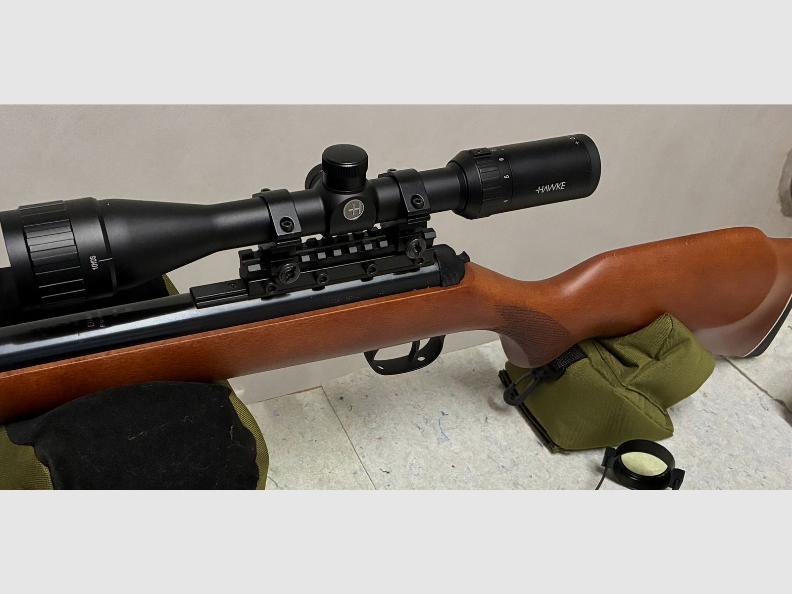 Luftgewehr Diana 31 T06 Luxus-Holzschaft mit Hawke ZF - wie 34 / 35