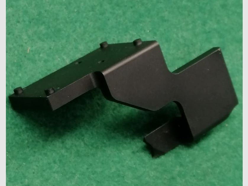 Red dot mounting for Luger 08 and similar models