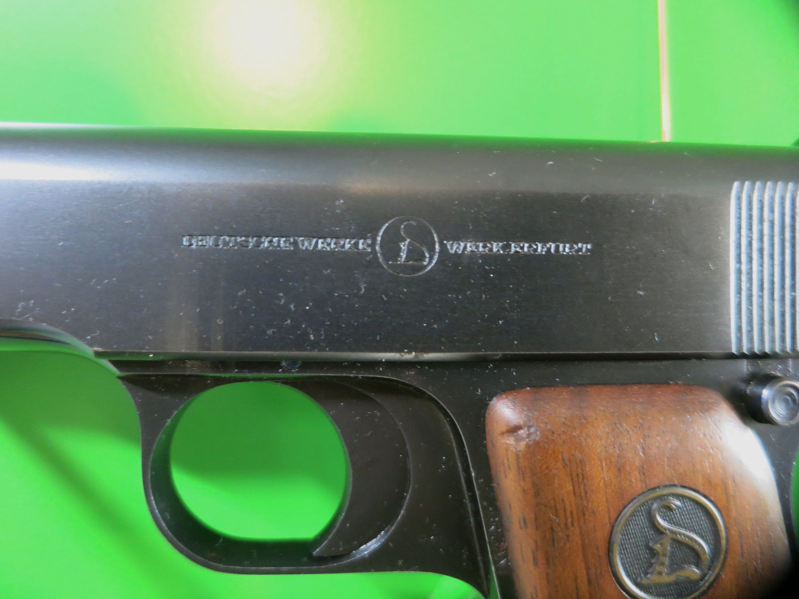 Ortgies; Deutsche Werke Erfurt; 7,65 Browning Polizeipistole Wehrmacht      #47-