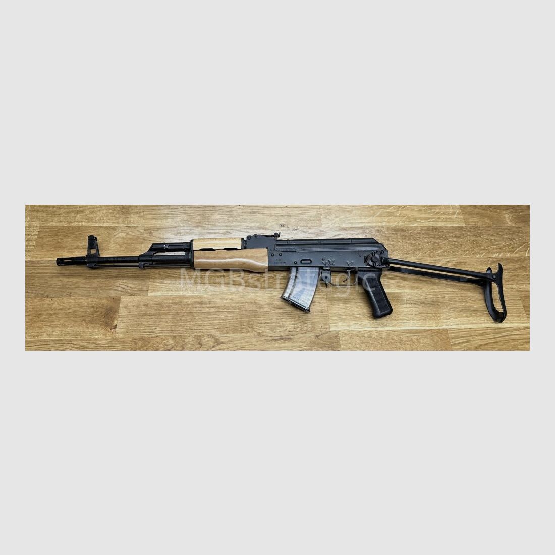 Cugir Modell 64 - halbautom. Büchse 7,62x39 - 42,5 cm Lauf Unterklappschaft Modell 64 - Lauf hartverchromt - zivile Version AKMS / System AKM / AK47 AK-47