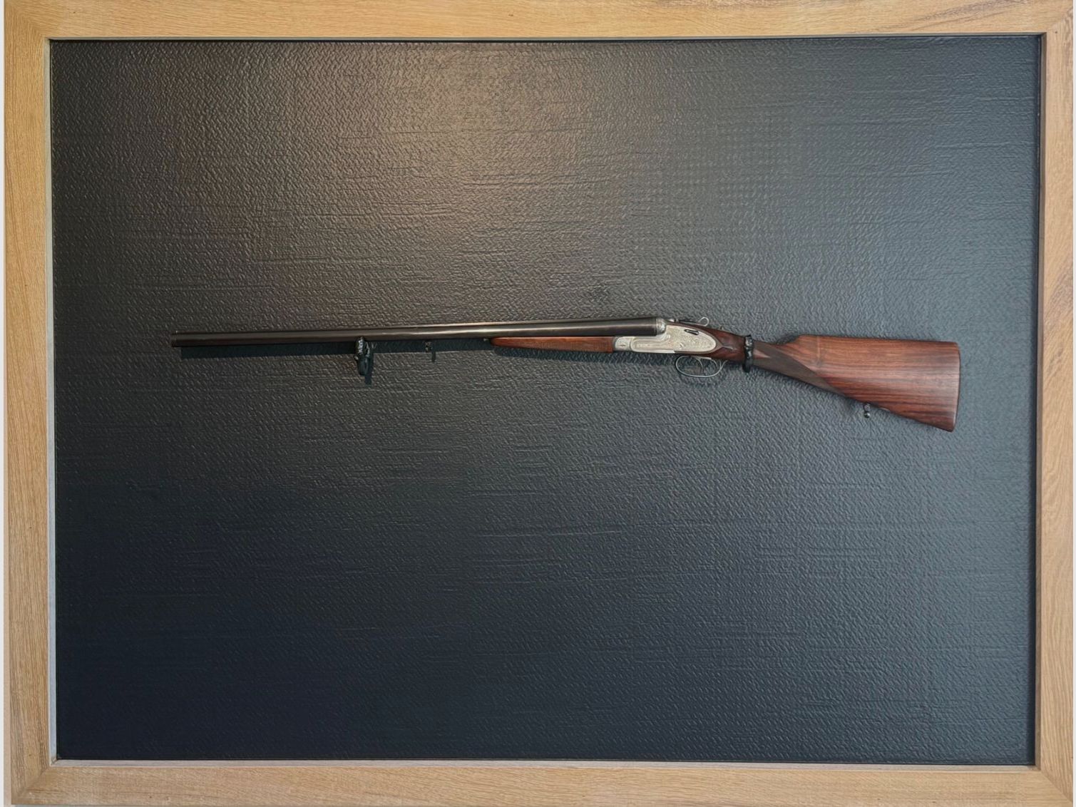 Parkemy double-barrel shotgun cal. 12/70 - with real side locks