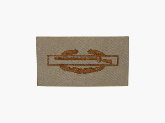 Unbekannt Abzeichen US Combat Infantry Stoff desert
