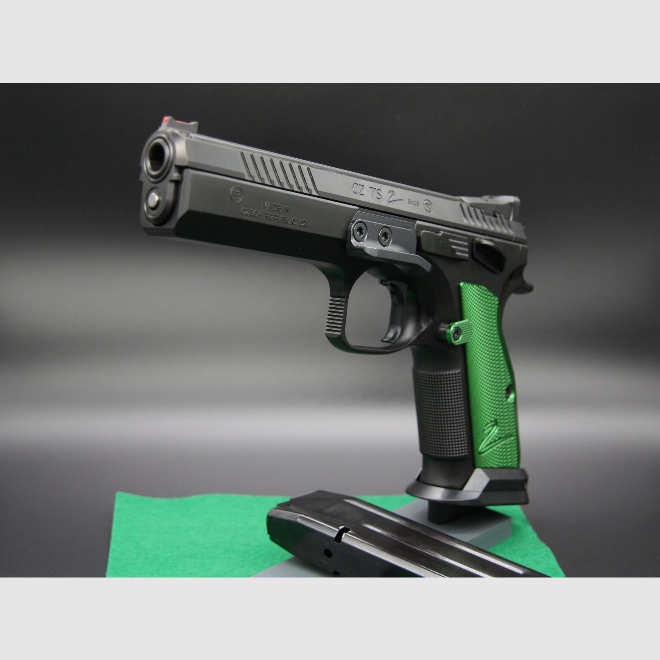 CZ TS 2 Racing Green 9 mm Luger